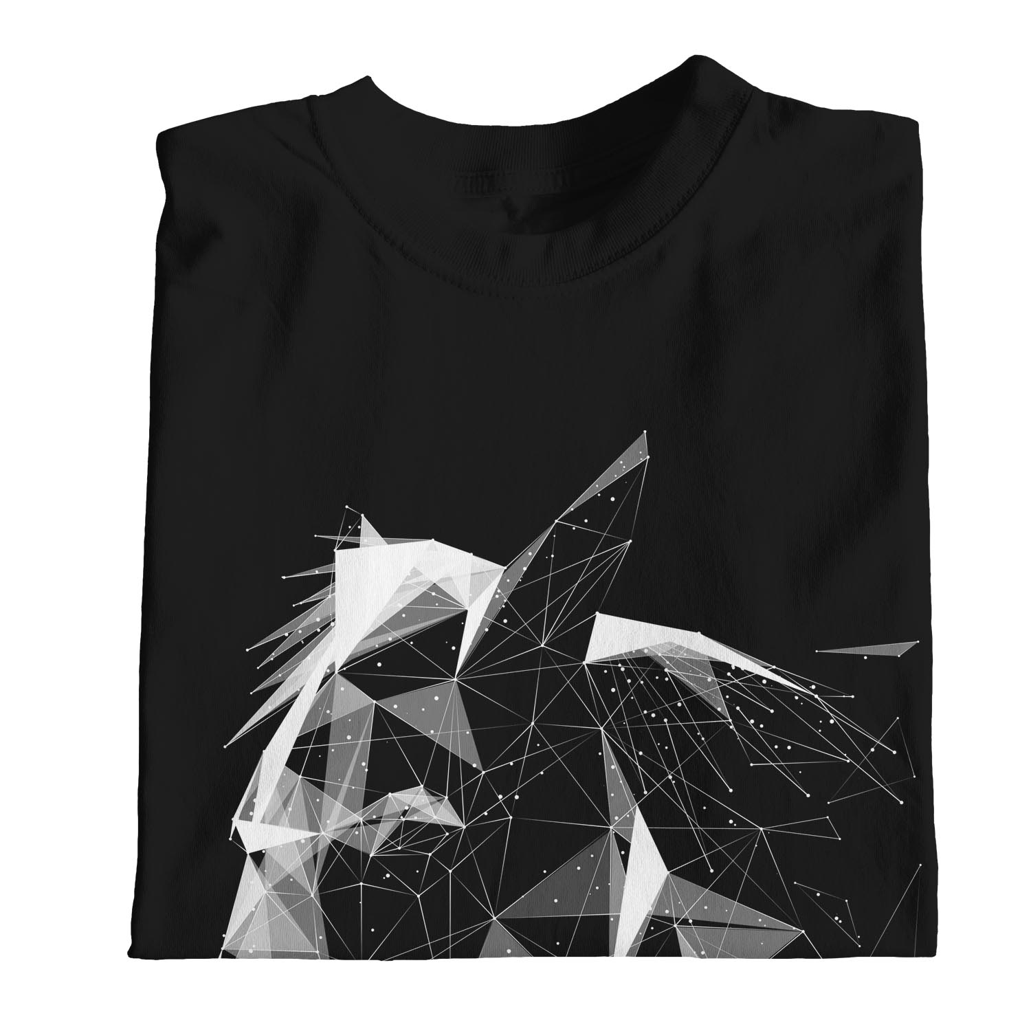1Tee Womens Origami Abstract Horse T-Shirt - Picture 9 of 20