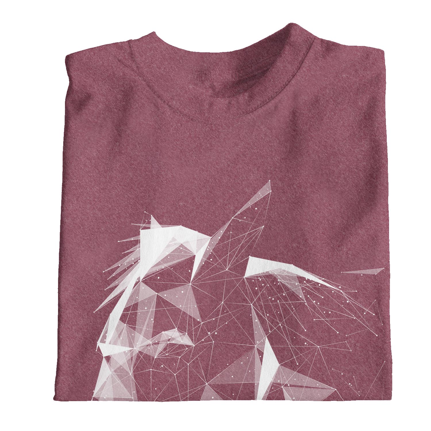 1Tee Womens Origami Abstract Horse T-Shirt - Picture 14 of 20