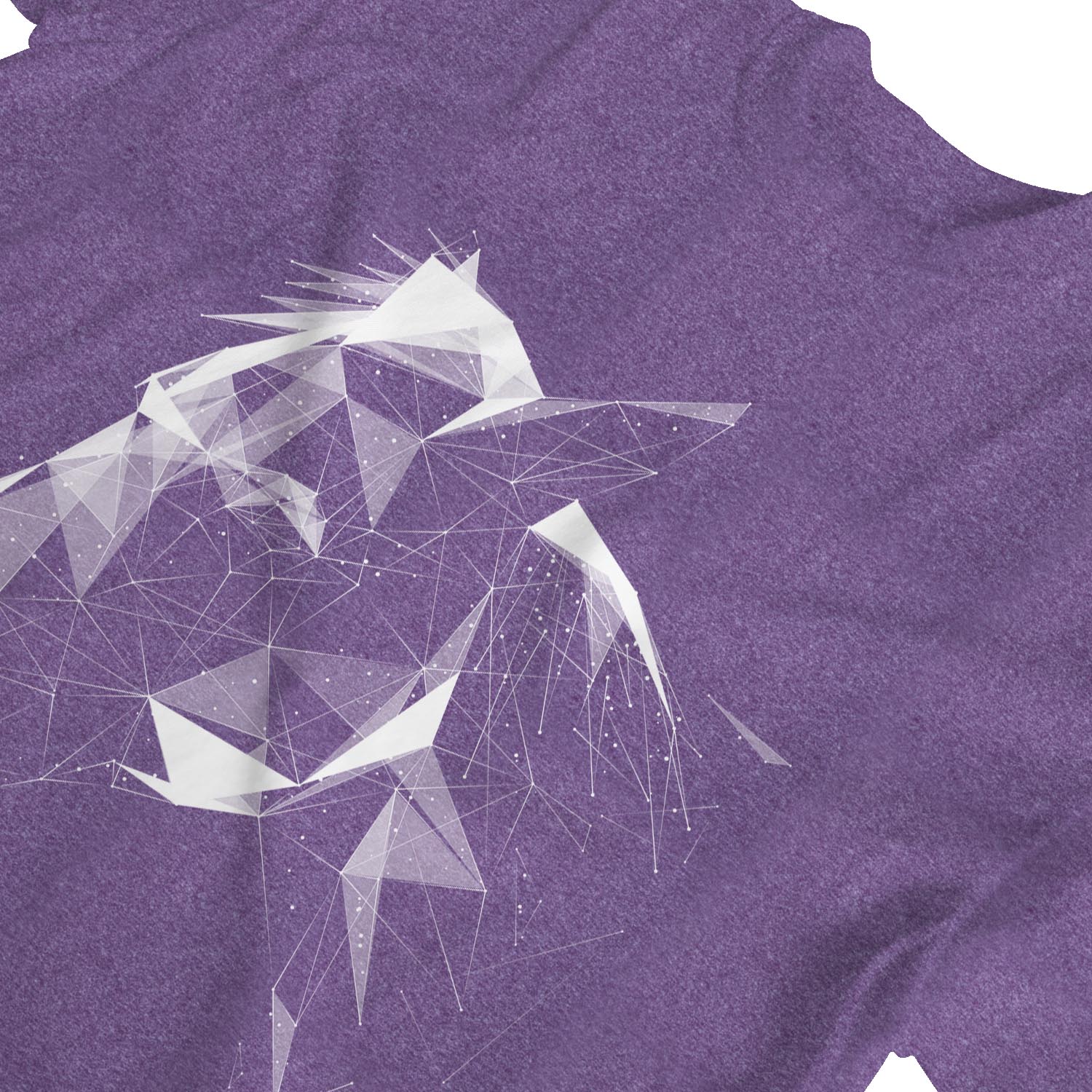1Tee Womens Origami Abstract Horse T-Shirt - Picture 18 of 20
