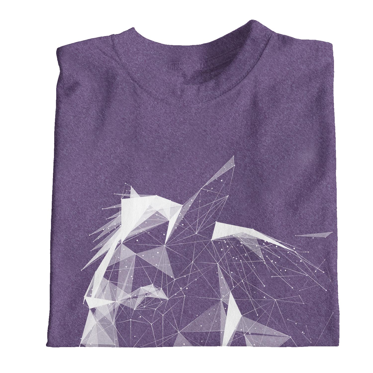 1Tee Womens Origami Abstract Horse T-Shirt - Picture 19 of 20