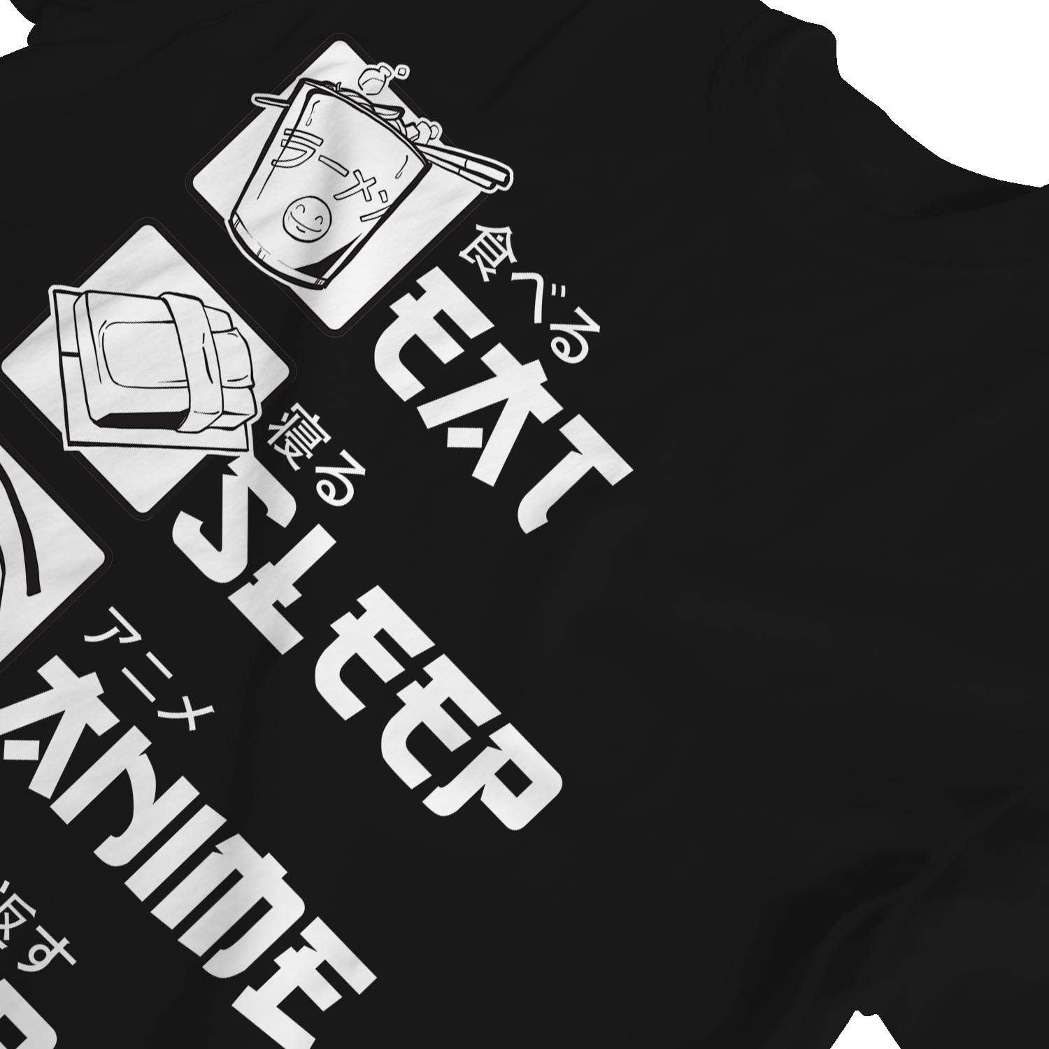 1Tee Womens Loose Fit Eat,Sleep,Anime, Repeat T-Shirt - Bild 8 von 15