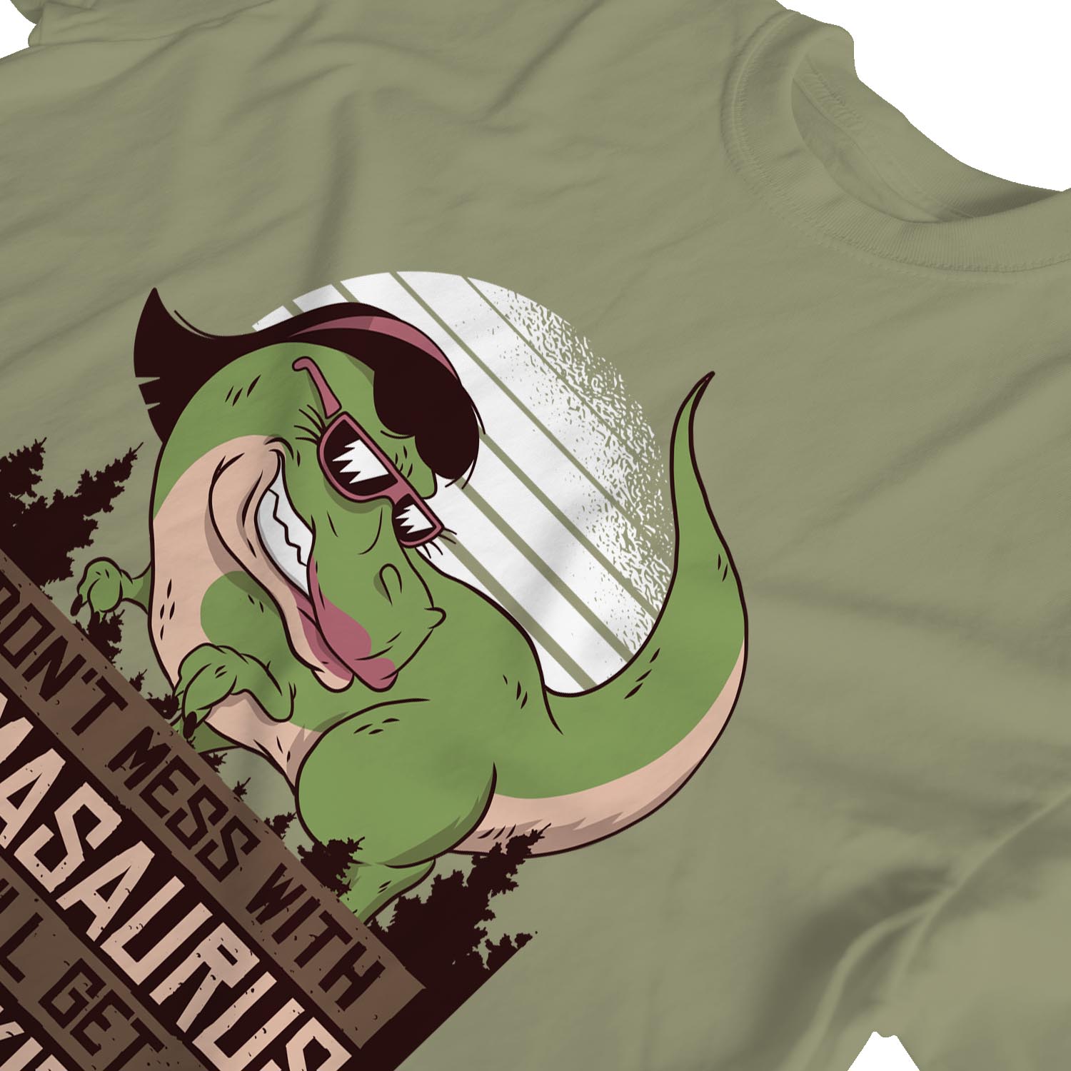 Camiseta 1Tee Mujer Don't Mess With Mamasaurus You'll Get Jurassicked - Imagen 13 de 15
