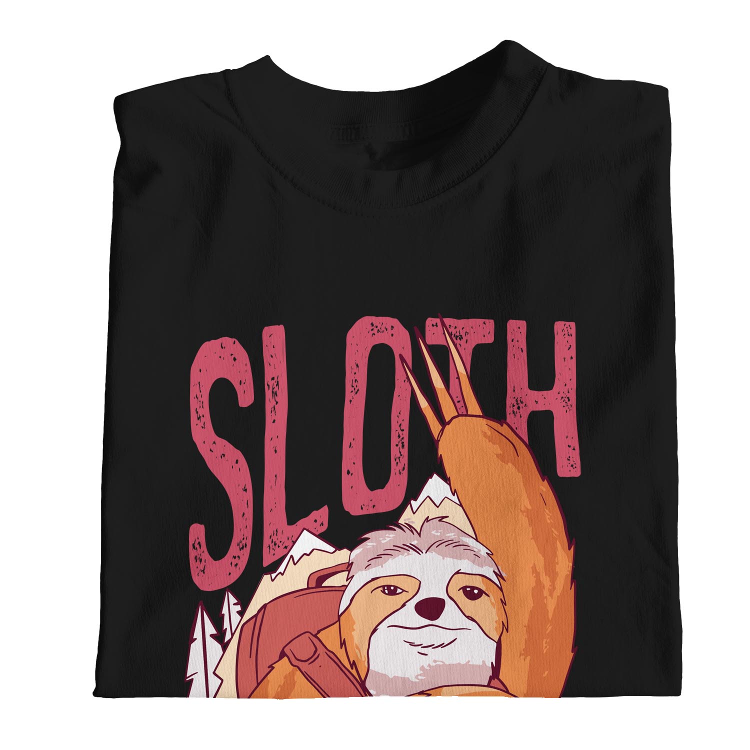 1Tee Damen Loose Fit Faultier Wandern Team T-Shirt - Bild 9 von 15