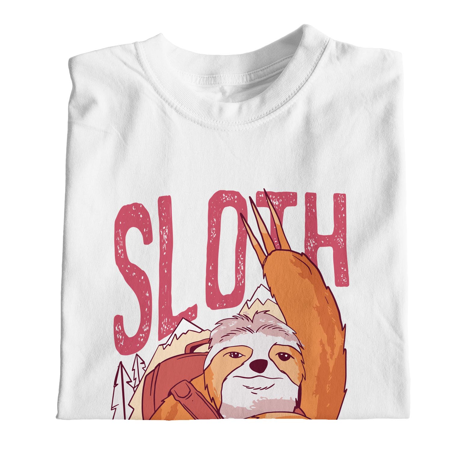 1Tee Damen Loose Fit Faultier Wandern Team T-Shirt - Bild 14 von 15