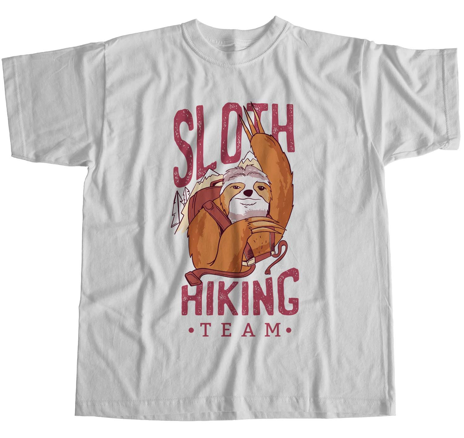 1Tee Damen Loose Fit Faultier Wandern Team T-Shirt - Bild 12 von 15